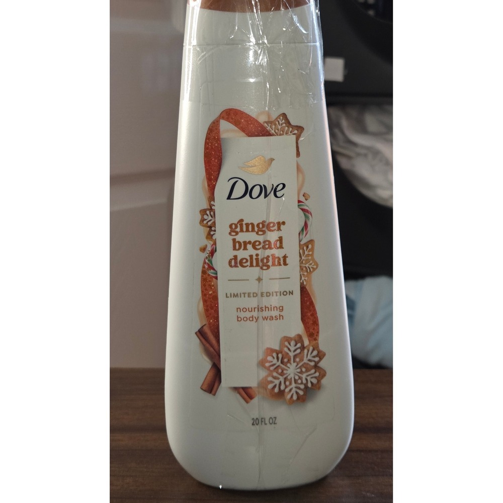 Dove Gingerbread Delight Limited Edition Holiday Treats Body Wash 20 oz New